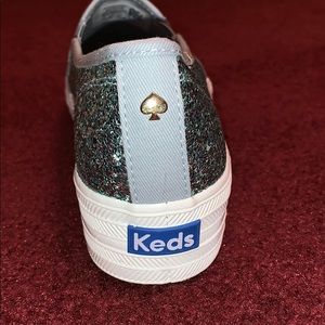Keds X Kate Spade New York Glitter Light Blue